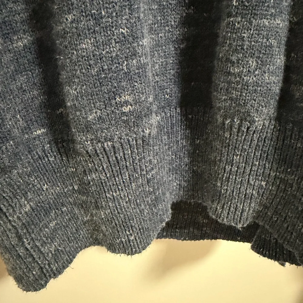 Vintage weatherproof Men's Deep Blue Shawl Collar Sweater